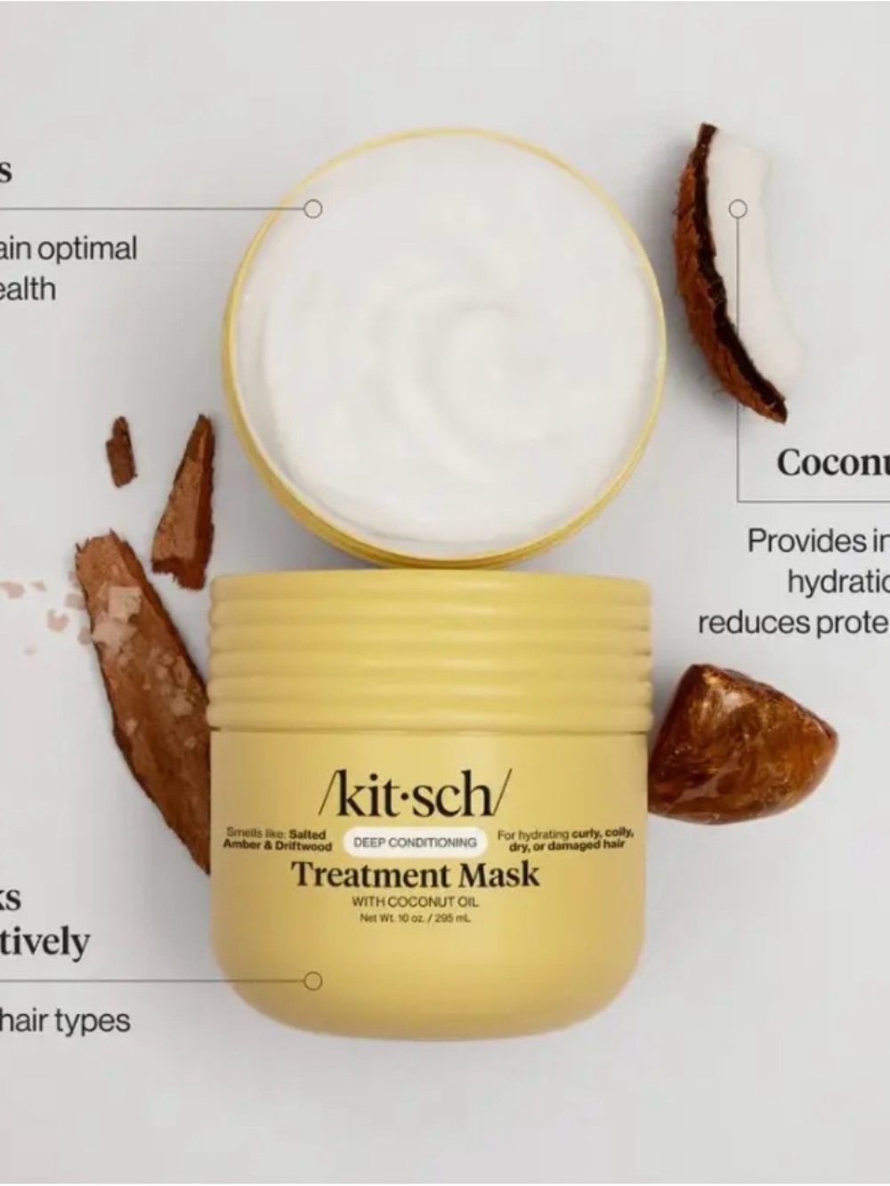 Kitsch Deep Conditioning Treatment Mask - Yellow - Picture 2 of 3
